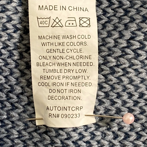 PacSun Autonomous Intent Crew Neck knit Sweater unisex small Y2K Grunge 90’s - Picture 11 of 14